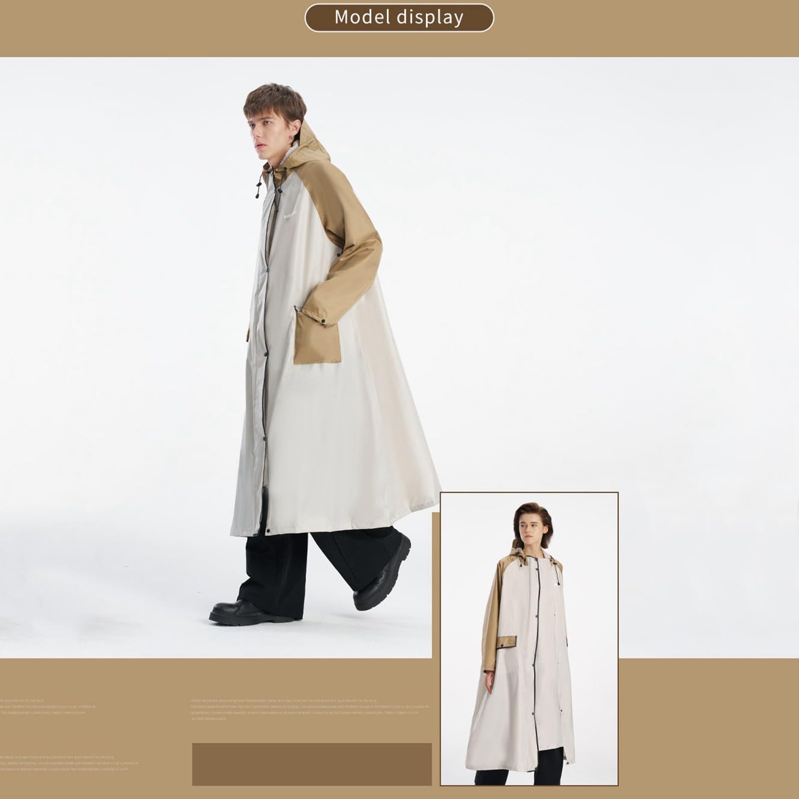 Poncho Pluie Imperméable Adulte Unisexe Léger Respirant Réutilisable Cape de Pluie Femme Homme avec Capuche Ponchos et Capes Imperméables Randonnée Veste Poncho Impermeable Velo Manteaux Impermeables