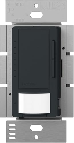 Miniatura 9 de Lutron Maestro MSCL-VP153M-BL sensor de movimiento de vacante un solo polo y multiubicación color negro