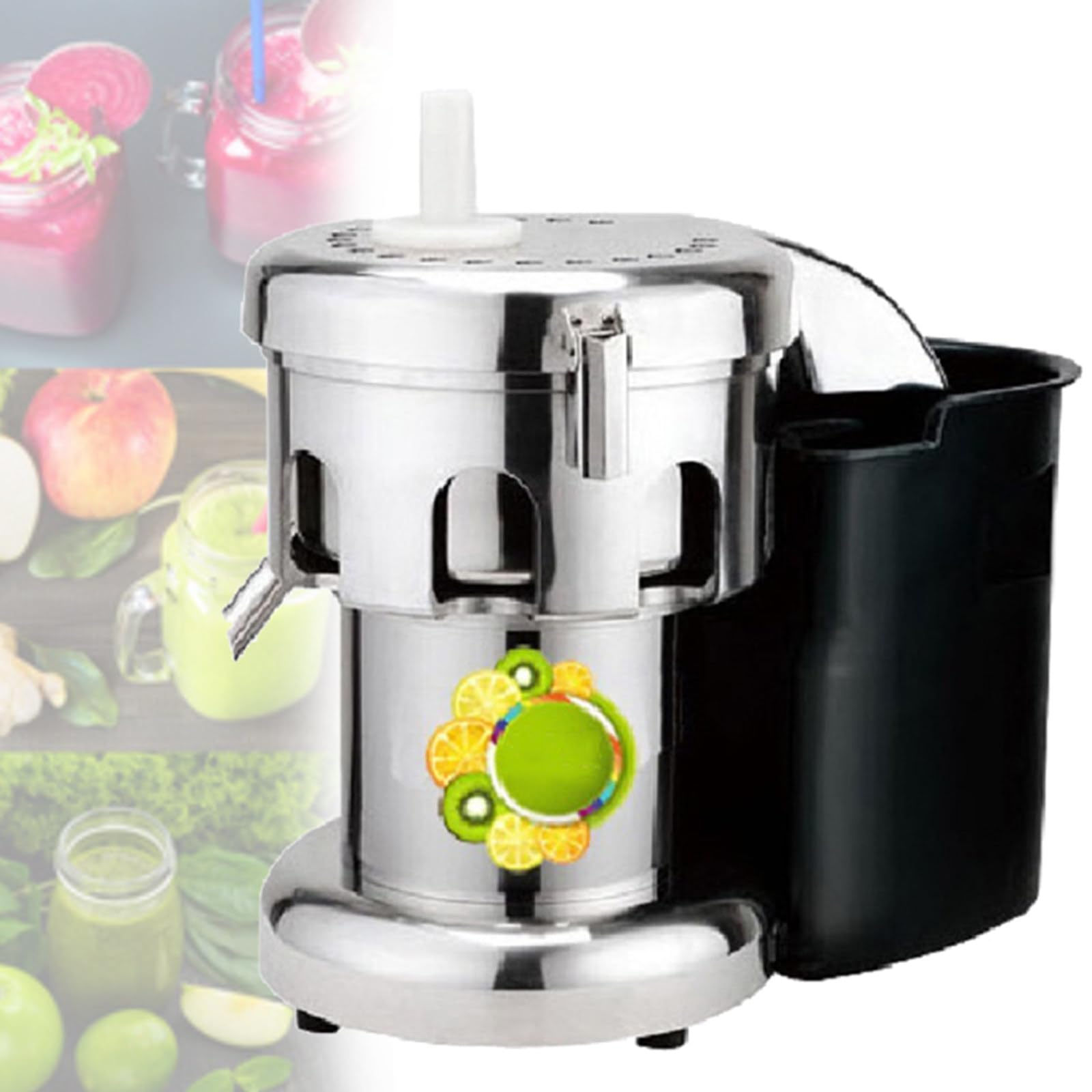 Juicer Machine Whole Fruit and Vegetables Easy Cleaning Stainless Steel Juicer Extractor w Higher Juice and Nutrition Yield