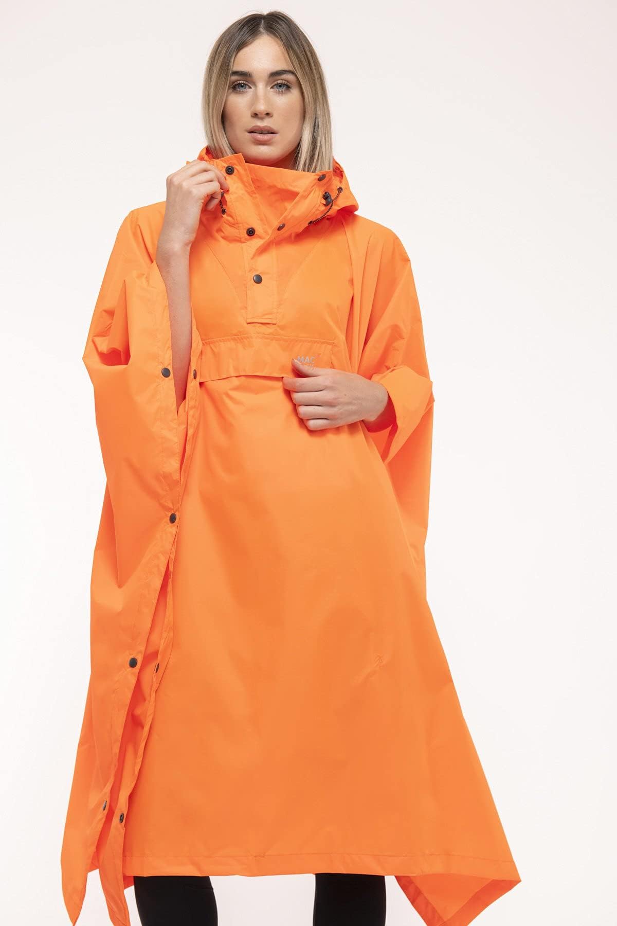 Mac in a Sac Regenponcho – wasserdicht, leicht, Kapuze | Rollbarer, leichter Regenponcho für Damen und Herren