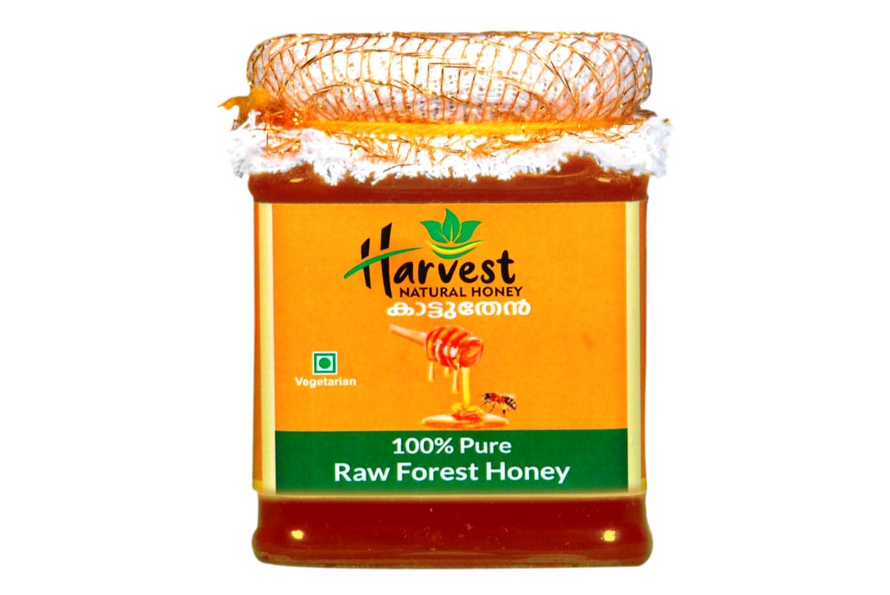 Harvest NATURAL HONEY Raw Honey 100 % Pure&Natural-Wild Forest Unprocessed Honey-No Preservatives ,No Added Sugar,No Artificial Color,No Added Flavors,Unadulterated- 500 G(Rock Bee Honey) (B08VD5BQSD) Amazon Price History, Amazon Price Tracker