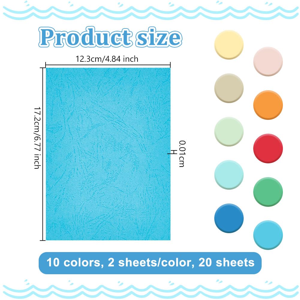 OLYCRAFT 18Pcs 9 Styles Silver Insert Cardstock For Electronic Reader