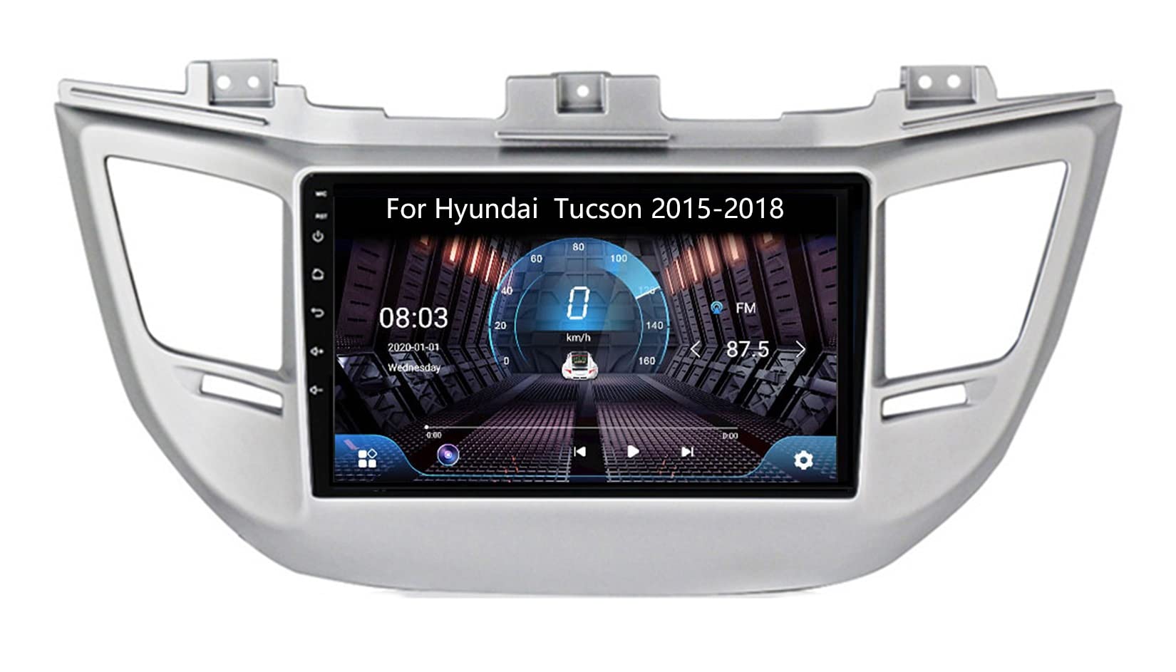 Autoradio Double Din Tucson 2015-2018 résolvant vos problèmes de navigation et appels mains libres