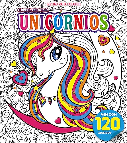 Unicórnios Livrão para Colorir
