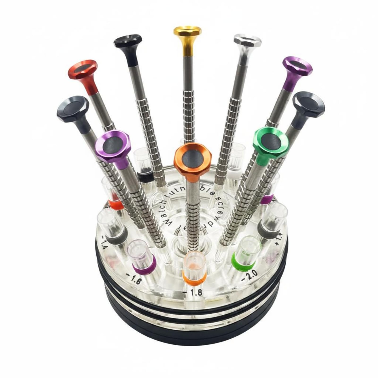 10 Pezzi Kit Cacciaviti 10 Pezzi Acciaio Resistente Cacciavite di Precisione Metallico Impugnatura Zigrinata Set di Cacciaviti Precisione