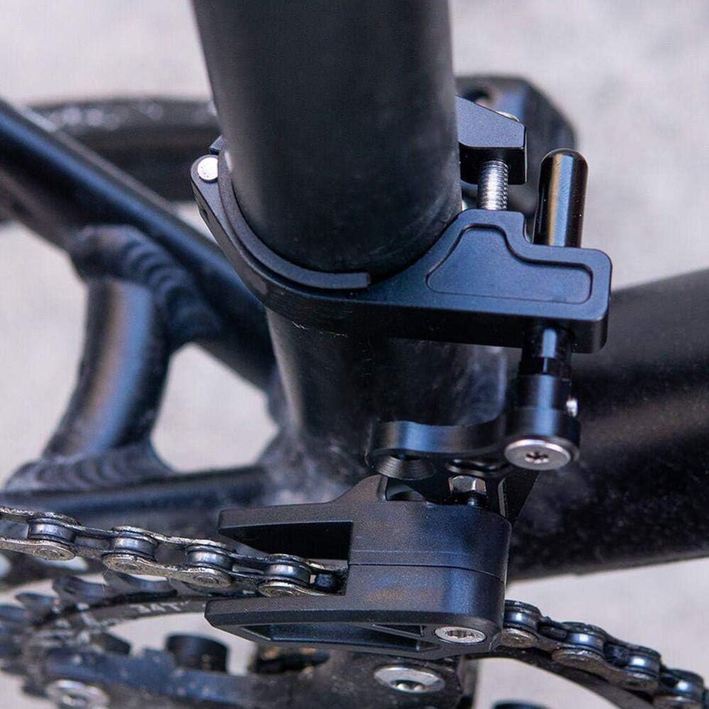 CYSKY Guida Catena Bici Protezione Catena MTB Bicicletta Catena Drop Catcher 7075 Lega di Alluminio per la Maggior Parte delle Bici da Strada Mountain Bike
