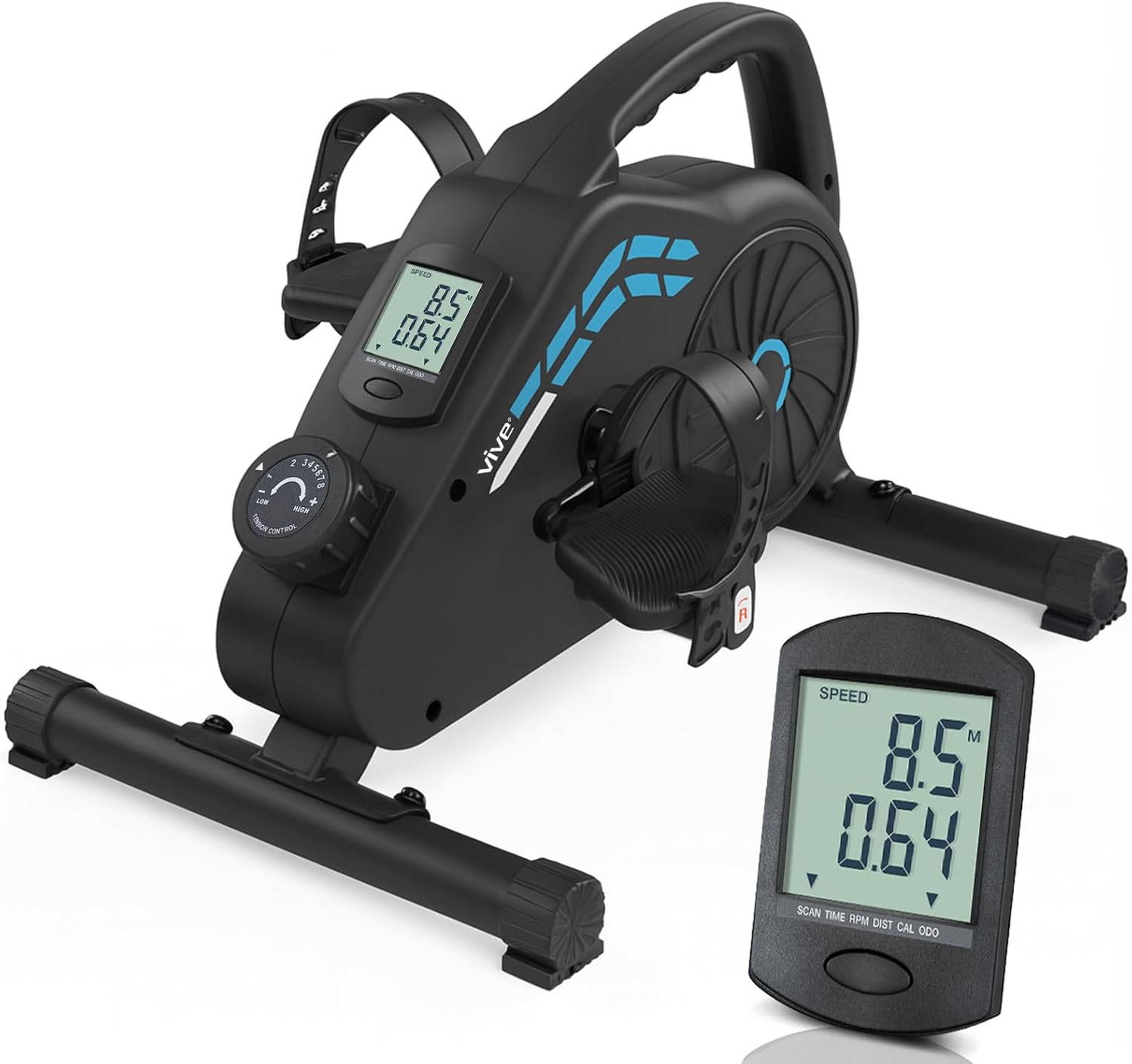 FitCycle Core Dual Desktop Bike Pedal Exerciser with Display
