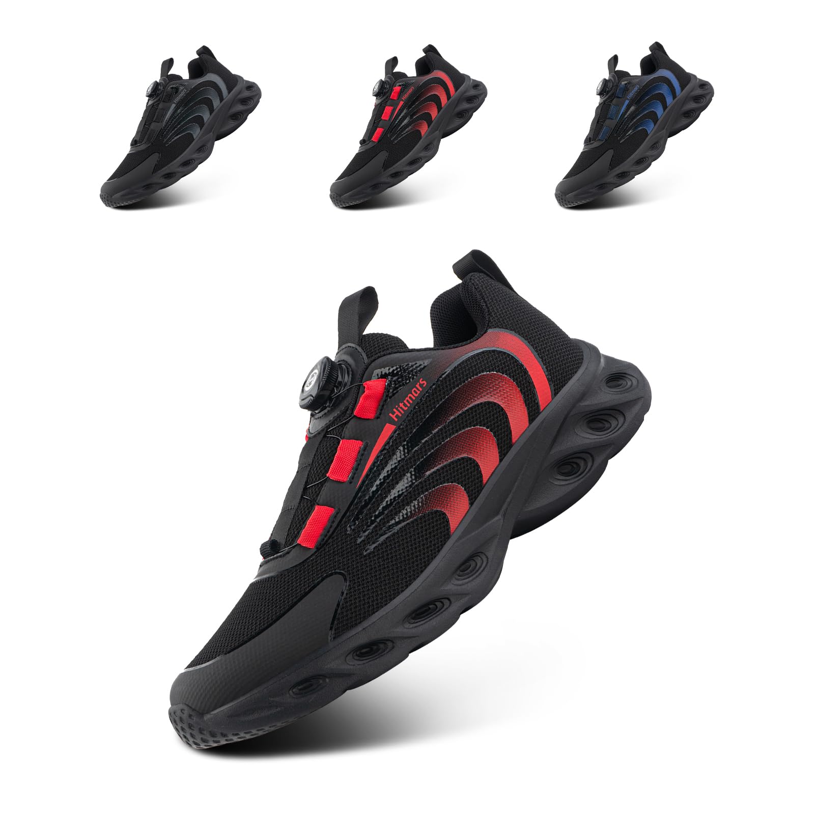 Hitmars Sneaker Herren Schuhe Laufschuhe Sportschuhe Turnschuhe Herren Leichte Atmungsaktiv Straßenlaufschuhe Joggingschuhe Fitnesss Outdoor Bequeme GR.39-47