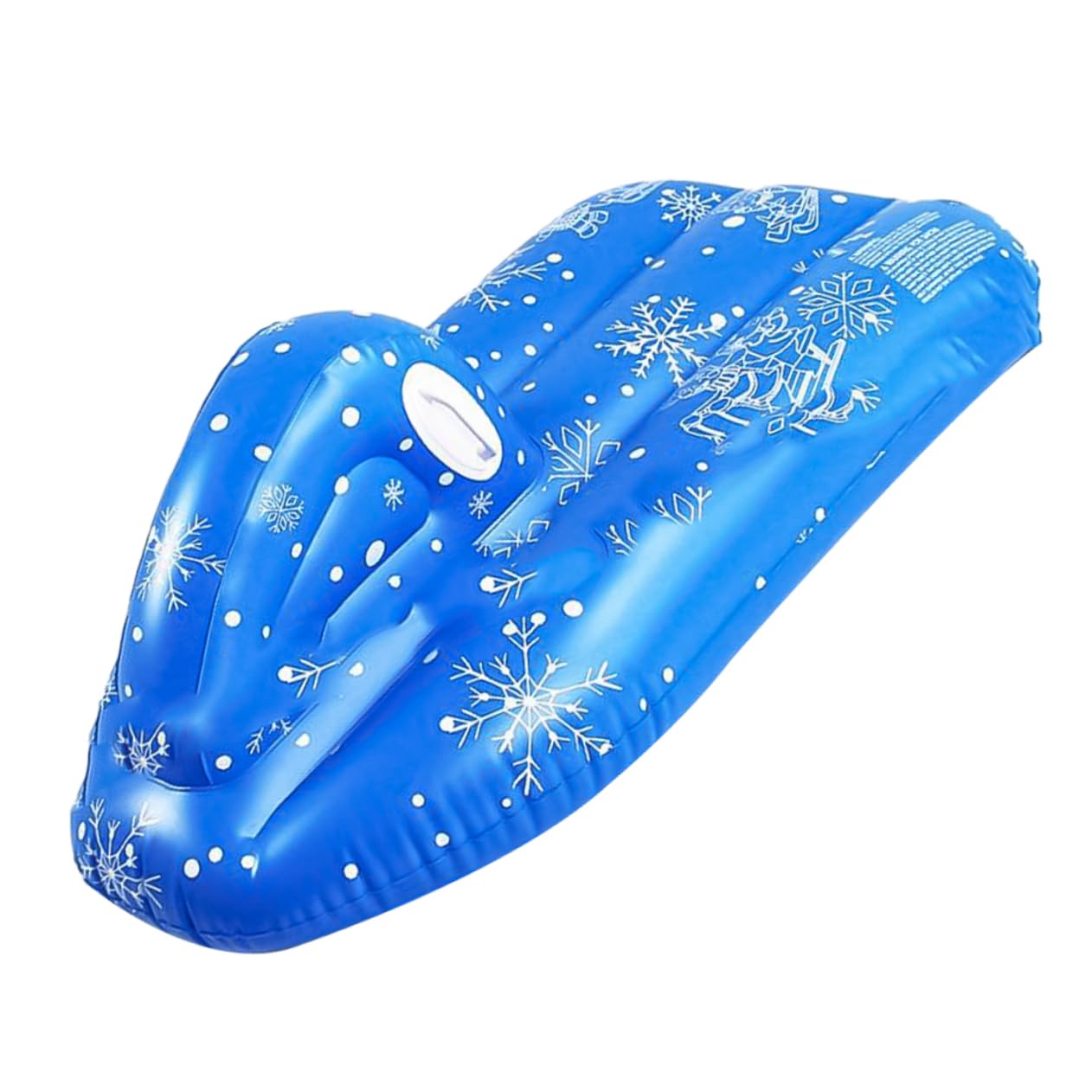 Happyyami Slitta Da Neve Gonfiabile in Pvc Per Ragazzo Ragazza Cerchio Da Neve Resistente Attrezzatura Da Sci Leggera e Portatile Per Giochi Invernali