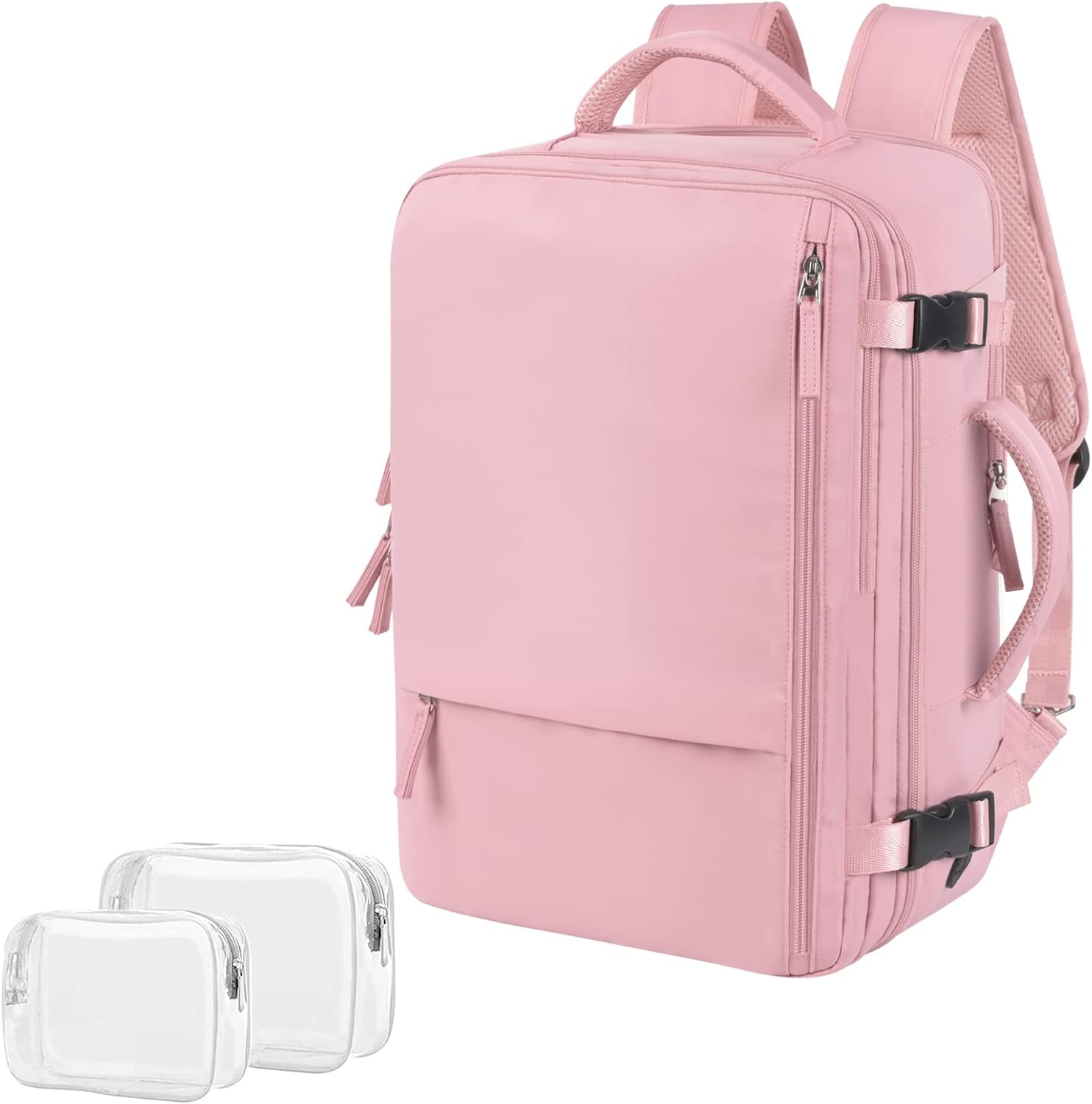 Snoffic Large Travel Backpack, Under Seat CarryOn 17.3” Laptop Backpack, Waterproof Casual