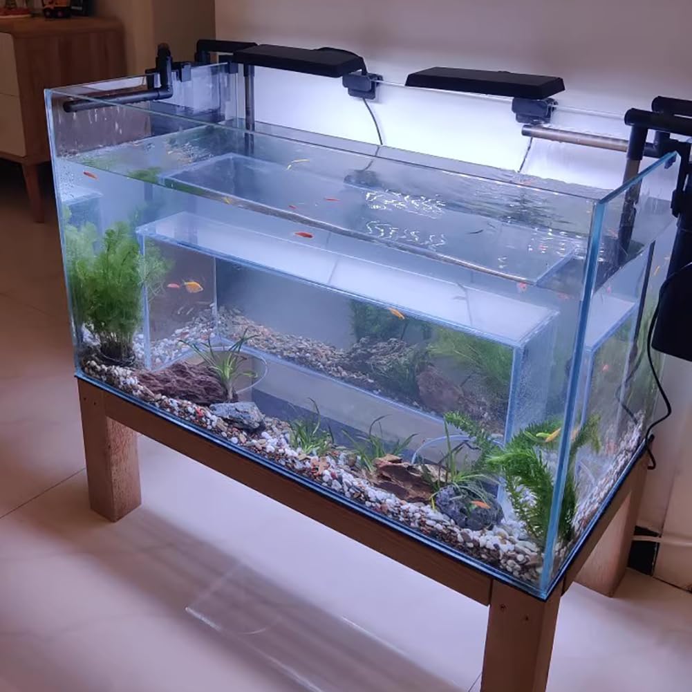 Serbero di Pesce da Letto da 27 Galloni, Tasca da Pavimento per Gatto E Serbatoio del Pesce, Grande Gatto Giocattolo Betta Ciotola di Pesce, Serbatoio del Pesce di Gatto Deluxe