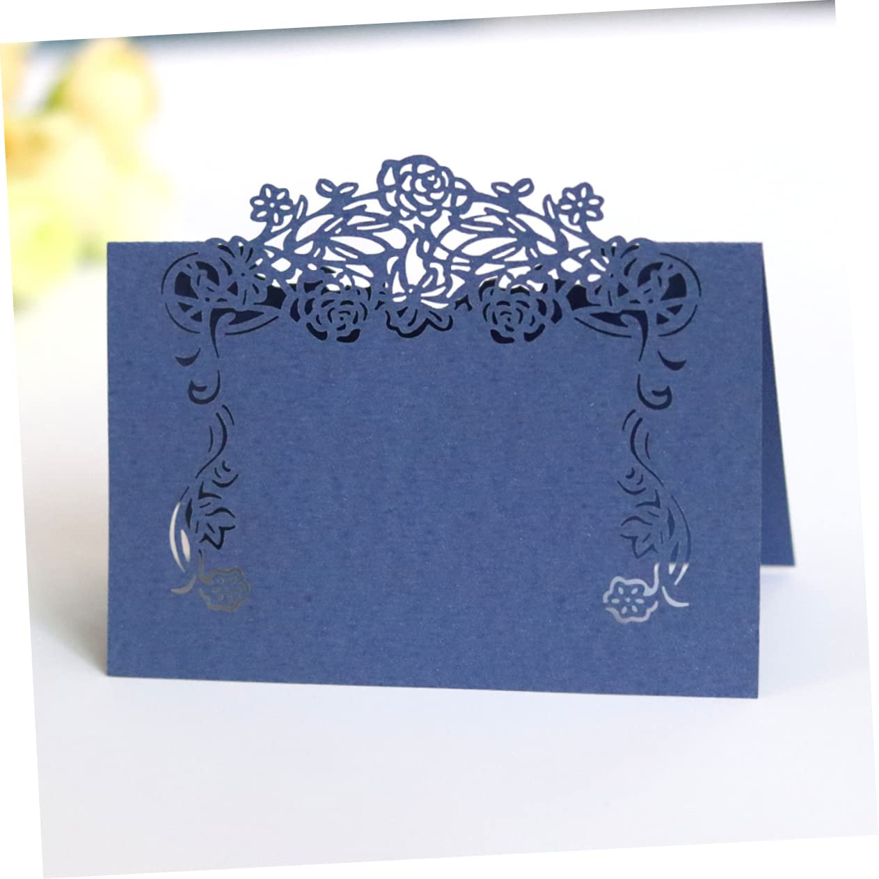 150stücke Elegante Platzkarten Für Hochzeiten Stilvolle Europäische Tischkarten Aus Papier Blau Für Festliche Anlässe Für Hochzeiten Geburtstagsfeiern Bankette Und Mehr