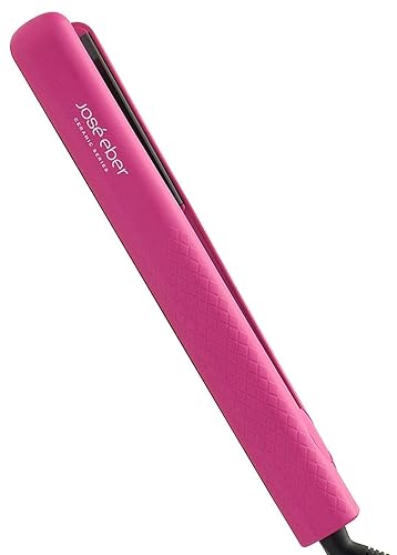 Miniatura 2 de Jose Eber cerámica Flat Iron púrpura voltaje dual Rosado