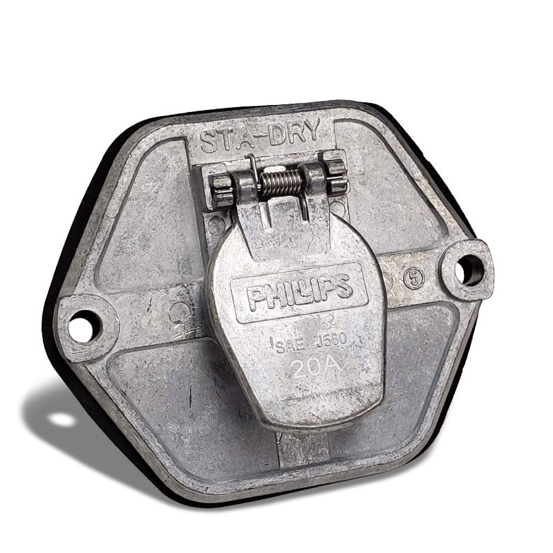 Phillips 7-Way 20 AMP Circuit Breakers Socket Split Pin Extended Barrel (PHI15-762)