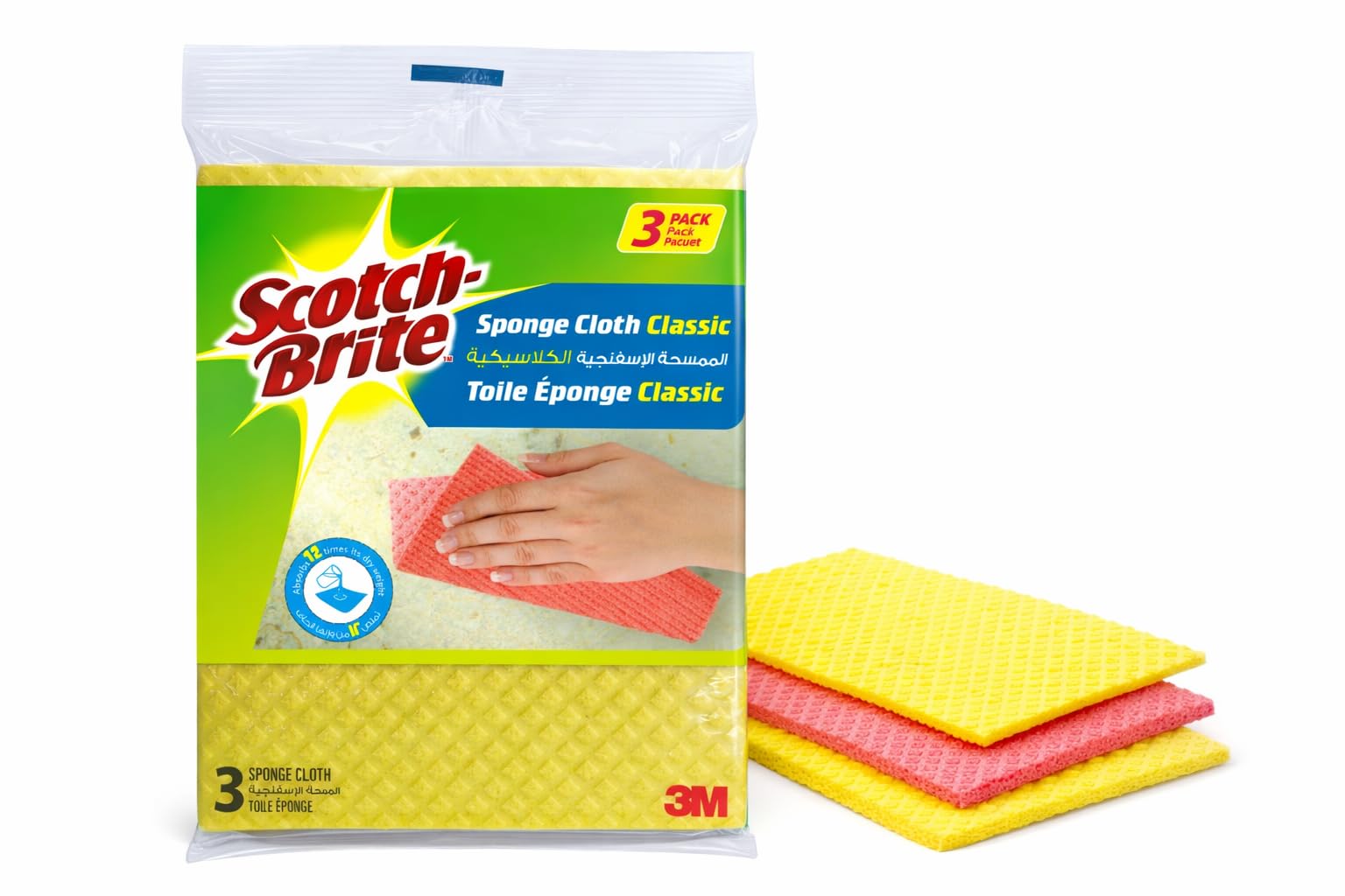 Scotch Brite Sponge Cloth Ultra 3pcs