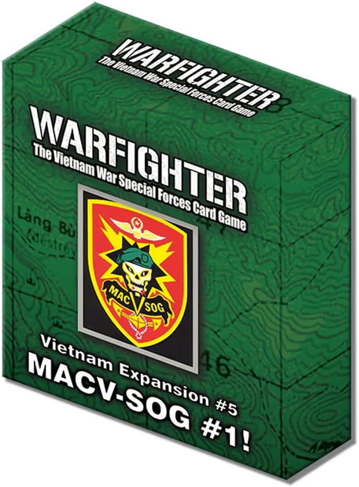 Dan Verssen Games Warfighter: Vietnam Expansion #5 – MACV-SOG #1 Card Deck Game Accessory