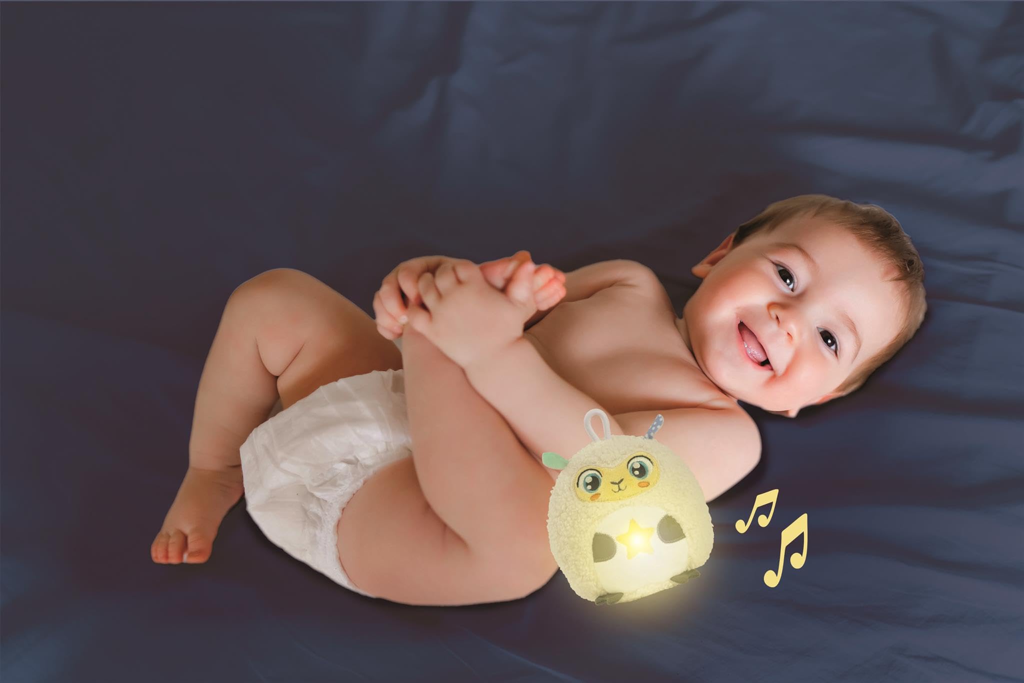 Clementoni Twinkle Twinkle Little Sheep with Lights, 17499, Soft Plush for Toddlers 0+, Multi-coloured, Small - Image 4