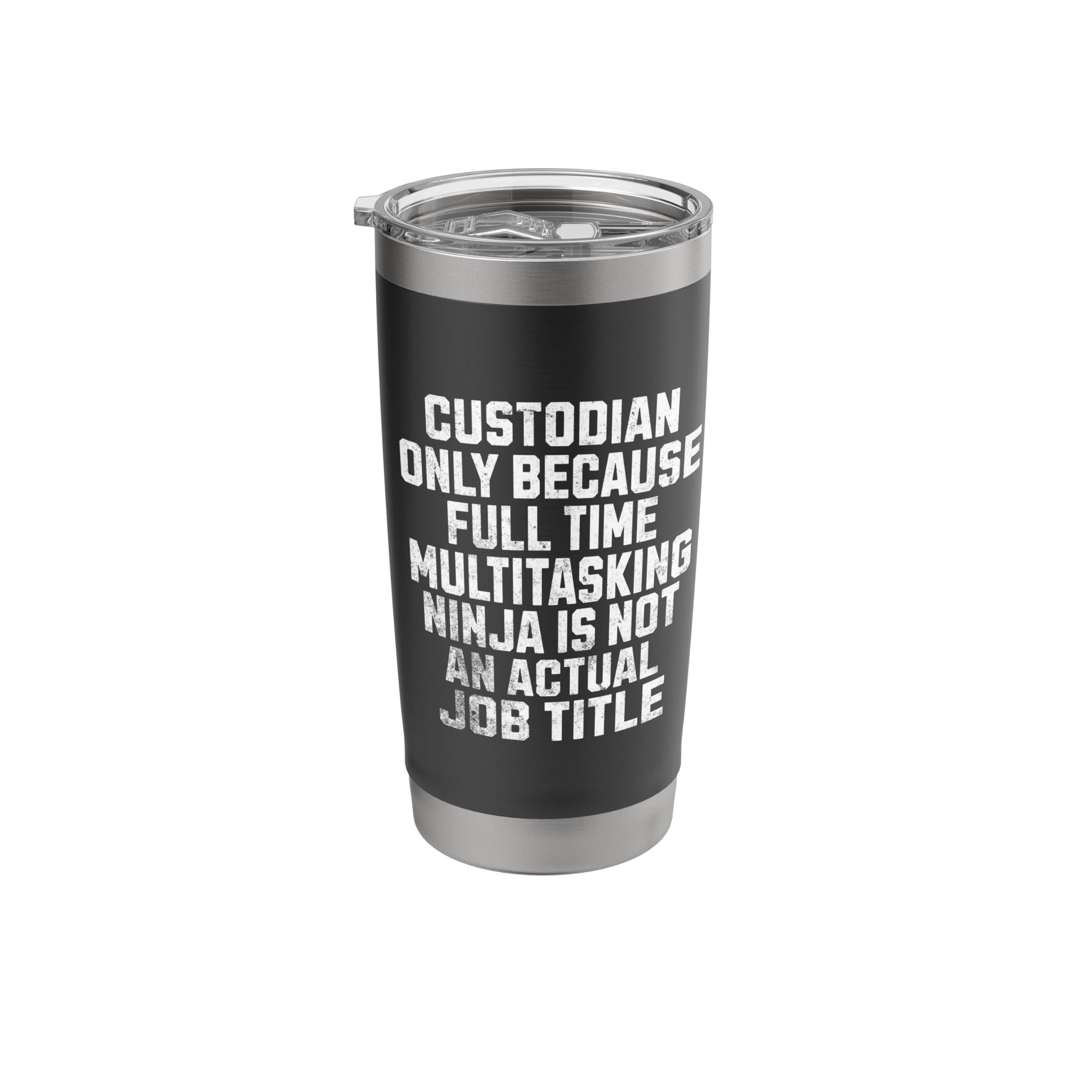 School Custodian For Men Women Custodian Appreciation Funny Stainless Steel Insulated Tumbler
