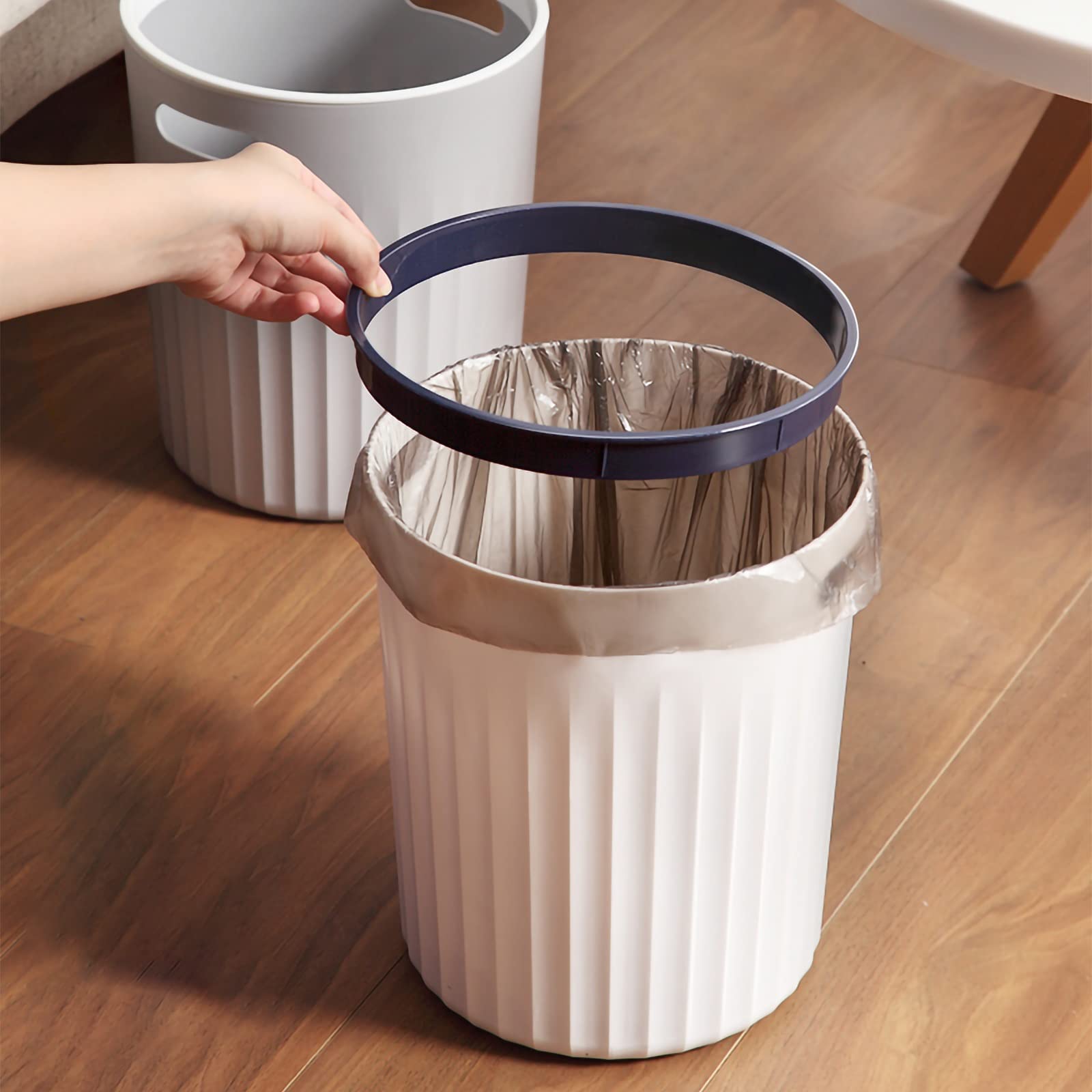 Mülleimer Mülleimer mit Griff, Papierkorb, Mülleimer for Badezimmer, Küche, Zuhause, Büro Abfall & Recycling Küche(C)