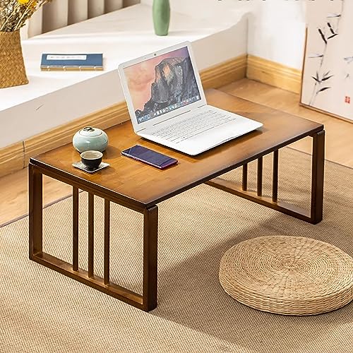 Przenośny japoński składany stolik kawowy, niski design Kotatsu do wiejskiego jadalni, oszczędność miejsca, łatwe przechowywanie, idealny na spotkania z herbatą i kawą