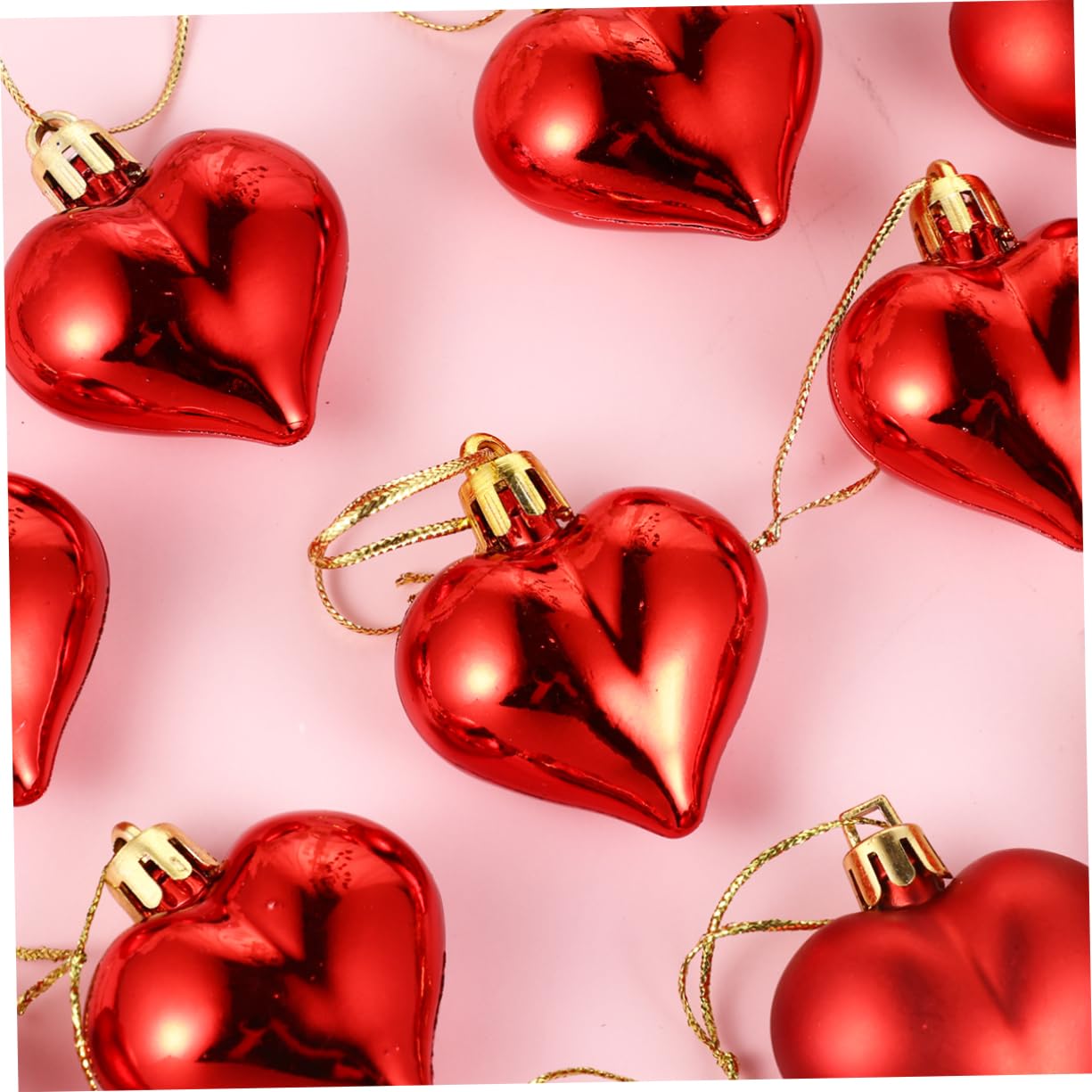 PRETYZOOM 108stücke Teiliges Aus Romantischen Roten Herz-hängedekorationen Für Valentinstag Und Hochzeiten Für Partys Und Heimdekoration Eine Romantische