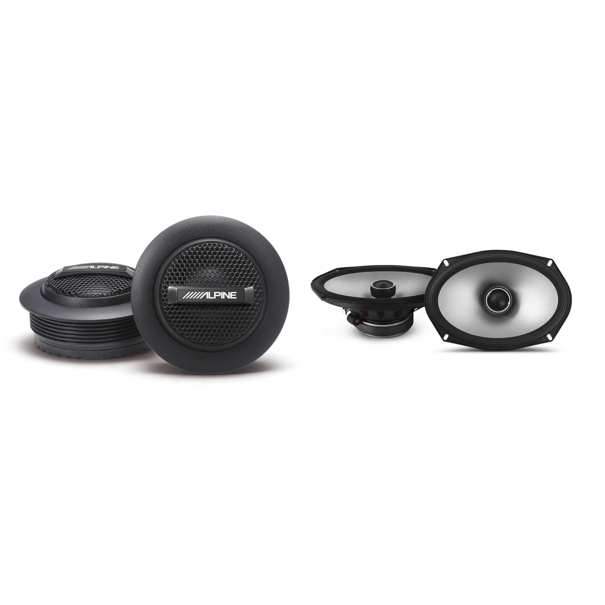 Amazon.com: Alpine Speaker Bundle S2 6x9 Coaxial & S-S10TW Tweeter