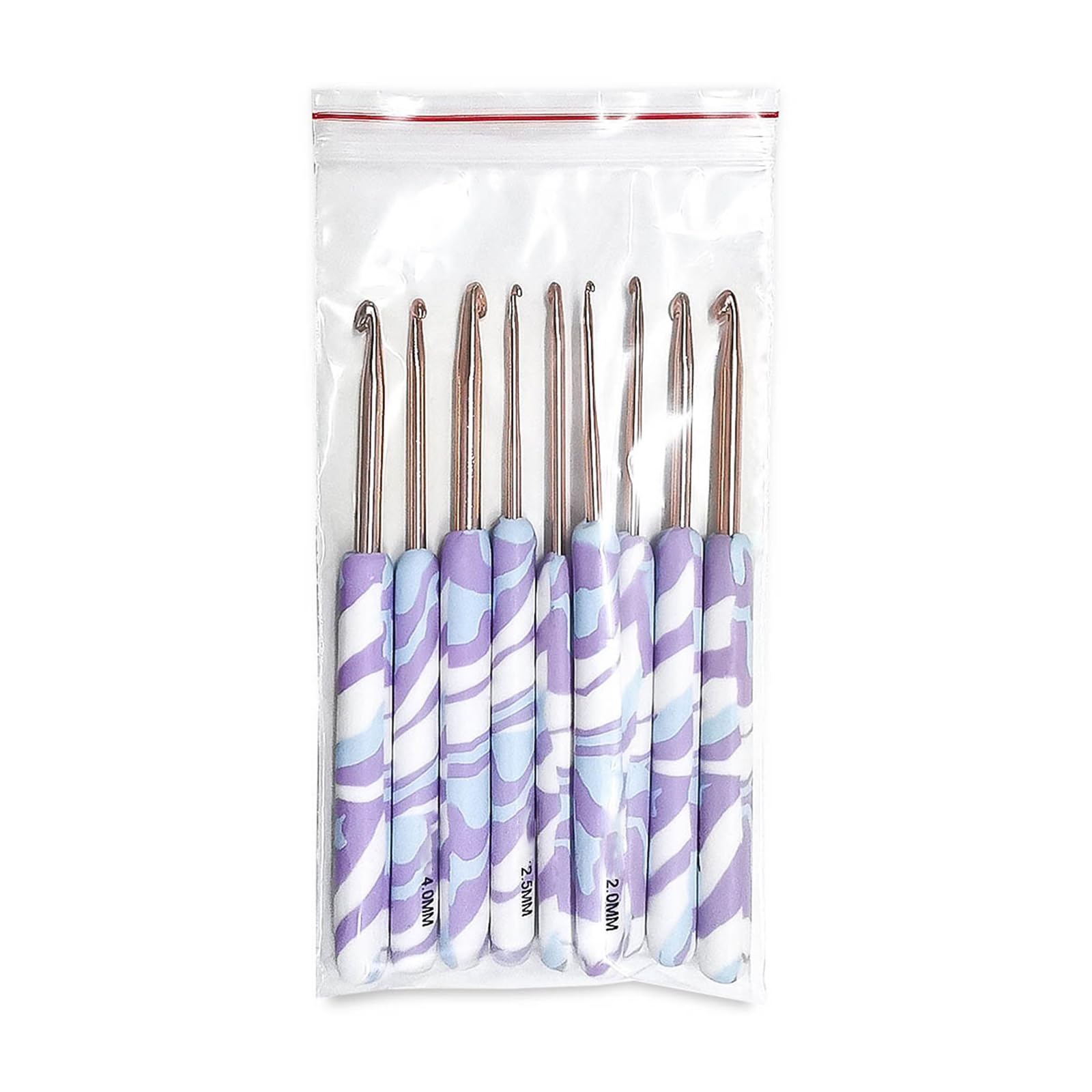 9/11pcs Ergonomic Handle Crochet Hooks Knitting Weaving Craft Beginner Crochet Hook Set 2.0mm-6.0mm or 28 Aluminum Needles