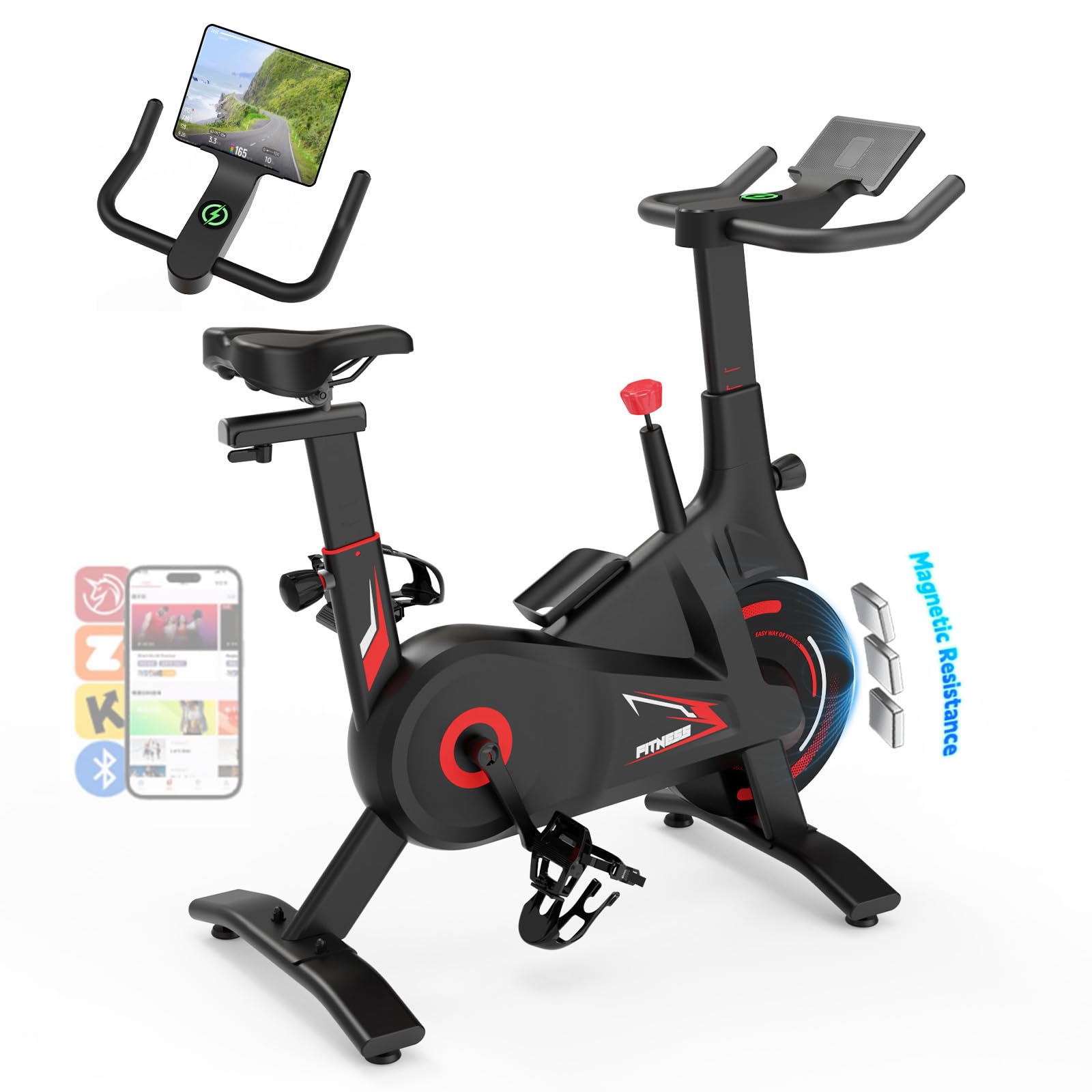 Bluearth Fitness Bike Mit Ventilator - Home Trainingsgerät Modell 2