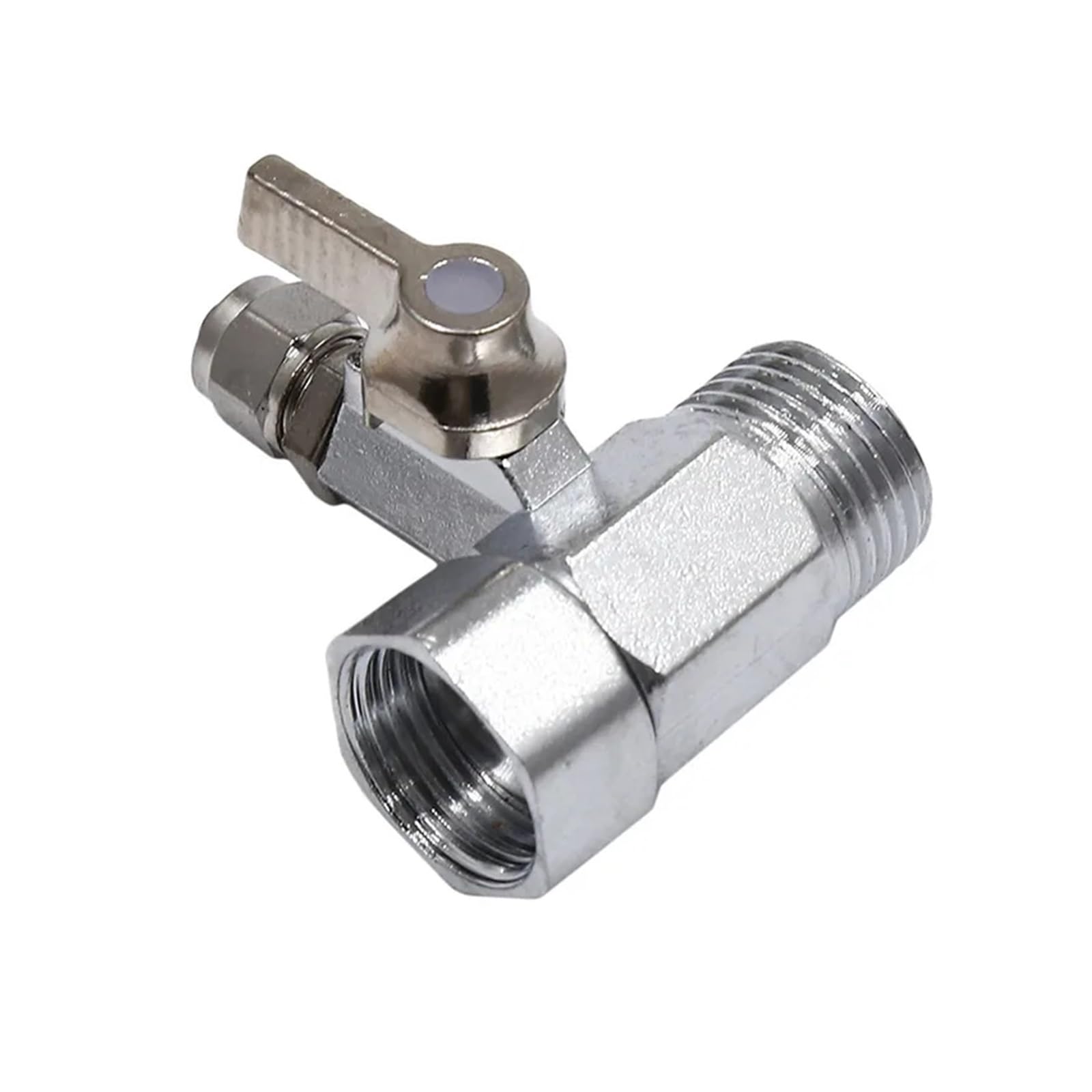 Robinet à bille en cuivre trois voies interrupteur bidirectionnel tuyau eau machine