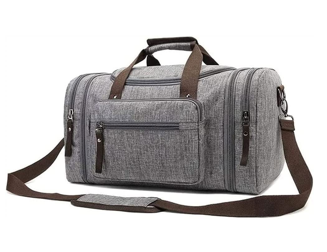 TOEWOE Travel Duffle Bag for Men Foldable Overnight Weekend Bag Gym Tote Bag Large Duffel Bags for Travel