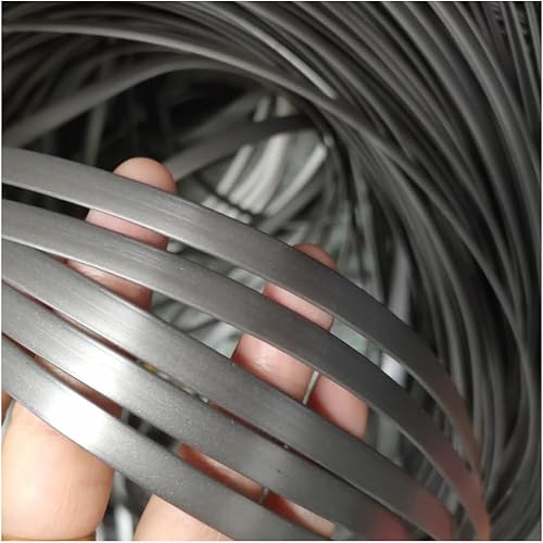 Miniatura 3 de Ratán de plástico plano de 0.276 x 0.047 in y 196 pies, material de repuesto de mimbre sintético redondo para silla de cesta, sofá, mesa, muebles, 28