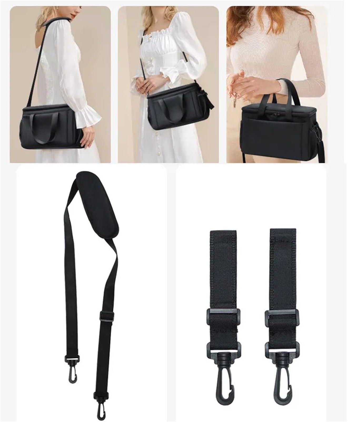 Bolso Carro Bebe Soporte Universal for bolsa de cochecito, bolsa de pañales de mamá multifuncional, organizador de carrito, accesorios de almacenamiento for cochecito, bolsas for cochecito de viaje(Si