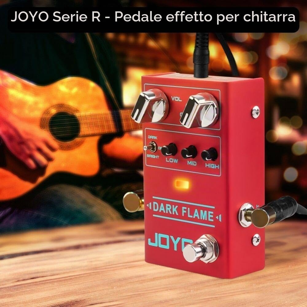 JOYO-R20 King of Kings pedale di distorsione/overdrive/distorsione a doppio canale