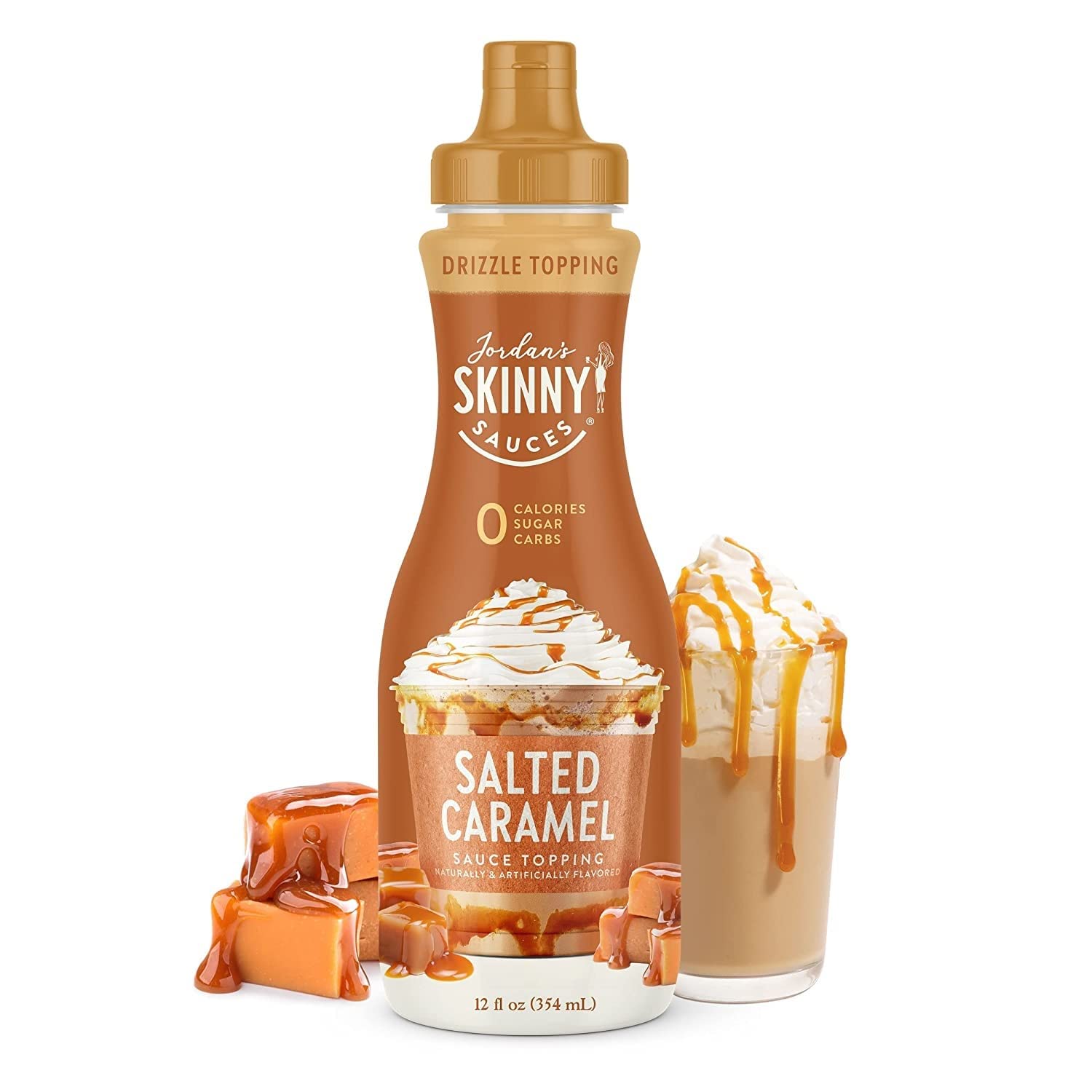 Sauce Topping, Salted Caramel, Sf (Pack of 2)