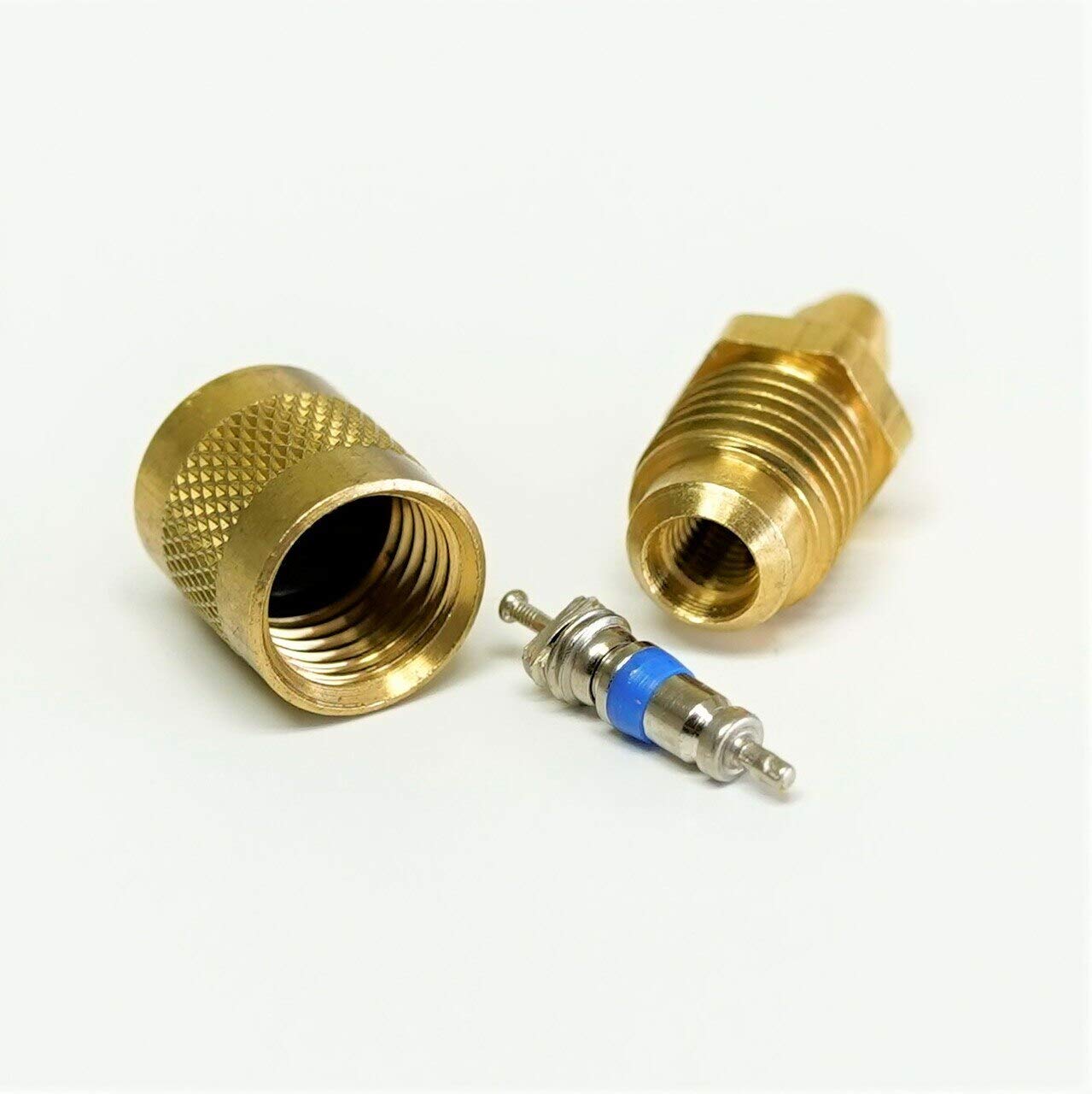C&D 1/4 Male Flare Access Body Valve Solder End Has 1/8 ID and 3/16, 1/4, 5/16 OD steps CD8400/6 6 Pack