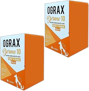 Combo 02un Ograx Derme 10 - Avert 30 Capsulas