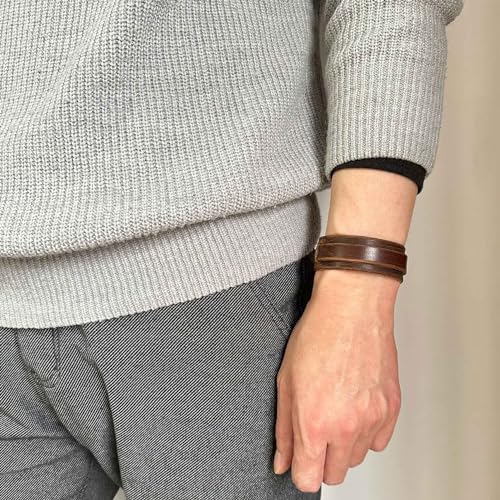 Image of Punk Rock Adjustable Buckle Wristband Pu Leather Cuff Bracelet