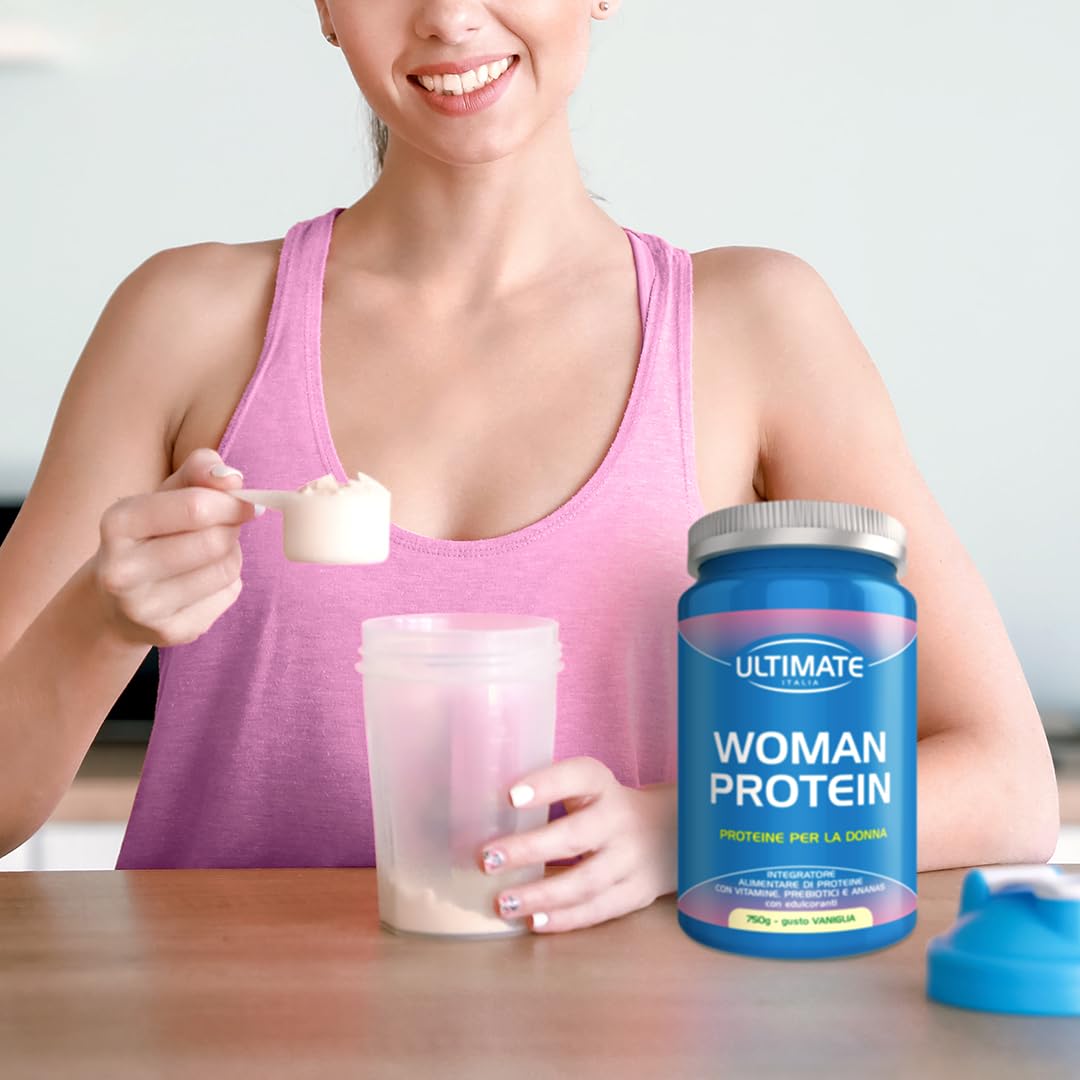 Ultimate Italia - Woman Protein proteine specifiche per donne - 450g - cacao - proteine di soia e albume d'uovo