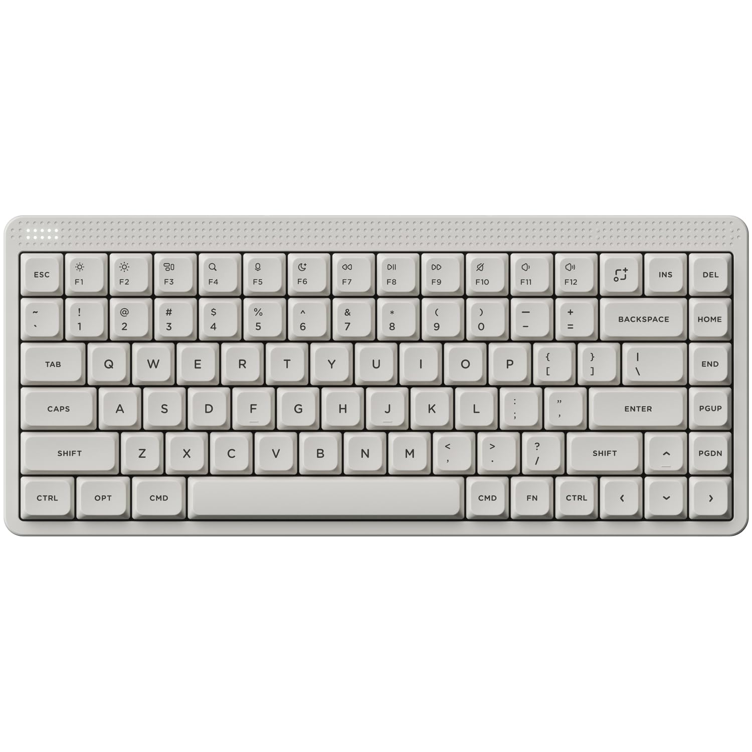 NuPhy Node75 Wireless Mechanical Keyboard, 75% Hot Swappable Custom Low Profile Keyboard, 84 Keys Computer Gaming Keyboards, Supports Touch Gestures, PBT Keycaps, RGB Backlit, Bluetooth/2.4GHz/USB-C - 1