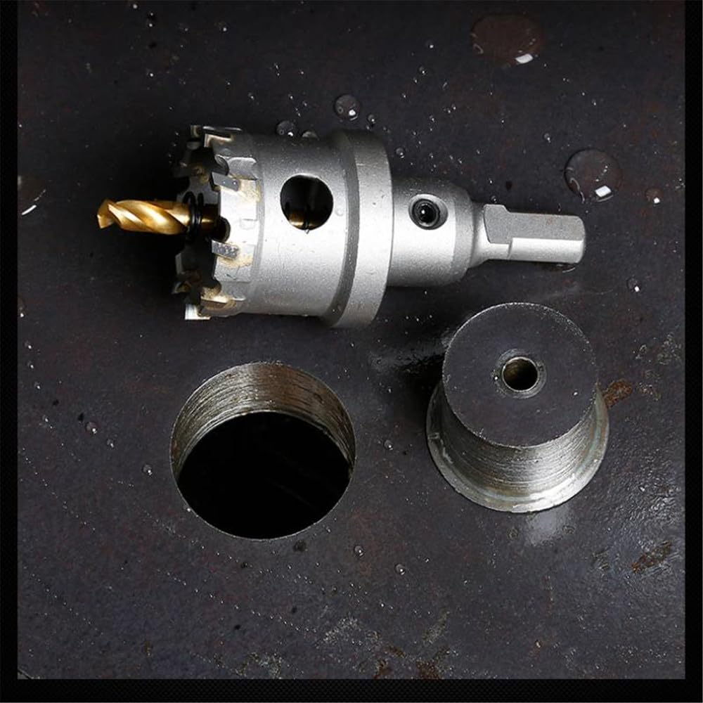 1 pz. Punta da trapano TCT in carburo di tungsteno, sega a tazza da 12-150 mm, set di punte da trapano, sega a tazza per foratura di leghe metalliche in acciaio inossidabile, 140 mm