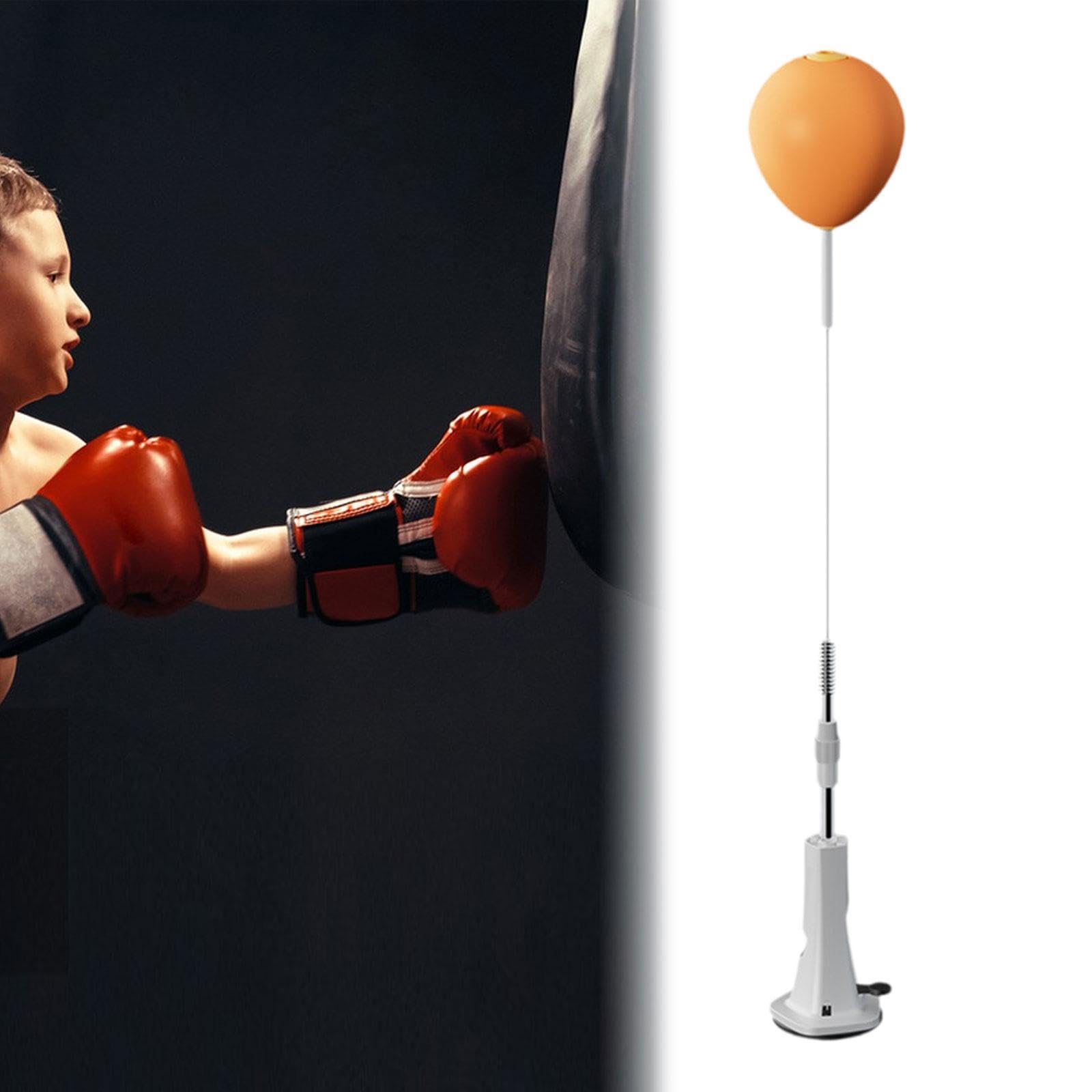 Pelota de reacción de Boxeo, Pelota de Velocidad de Boxeo, Equipo de Boxeo, Pelota de Reflejo de Boxeo de pie con Soporte para Ejercicio,