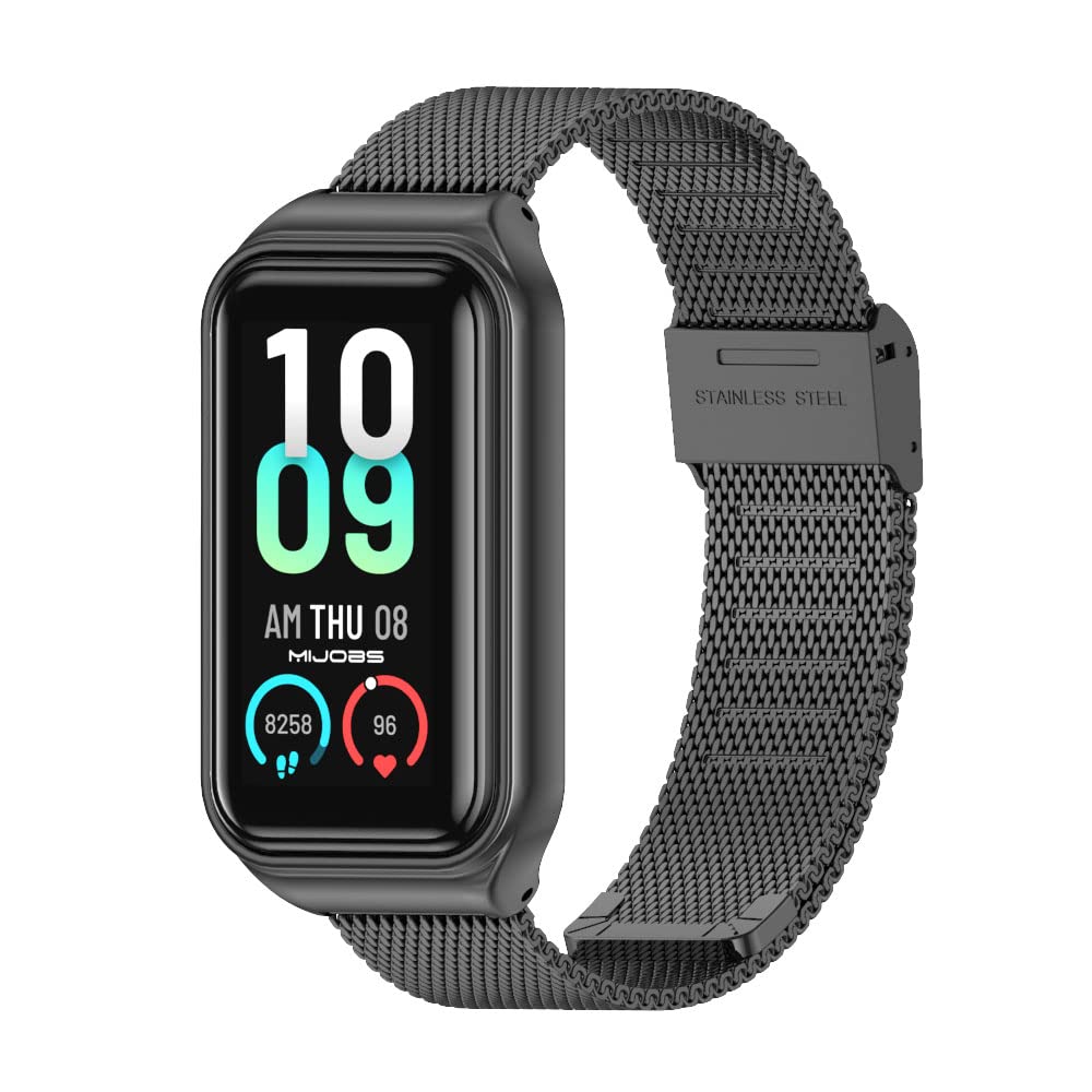 Correa de repuesto de metal para Amazfit Band 7, compatible con Amazfit 7 Fitness Tracker