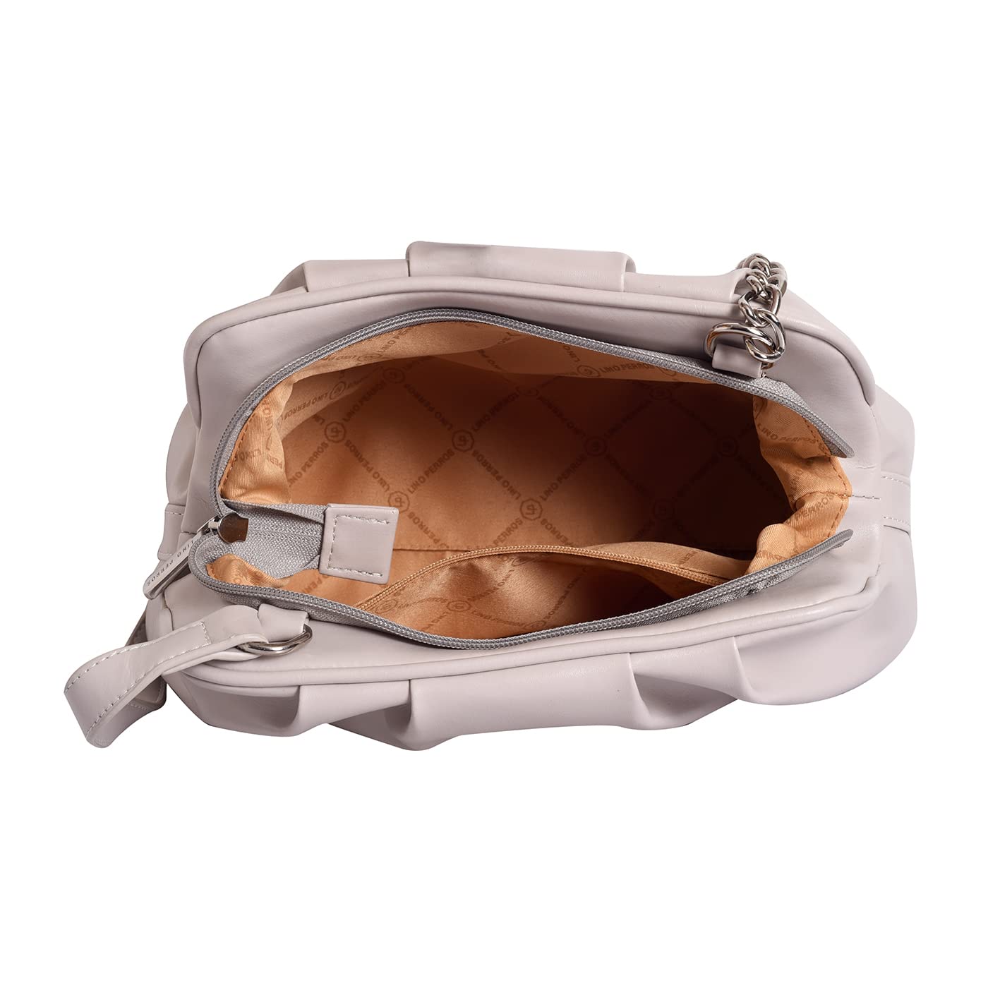 Lino Perros womens offwhite handbag - Image 5 thumbnail