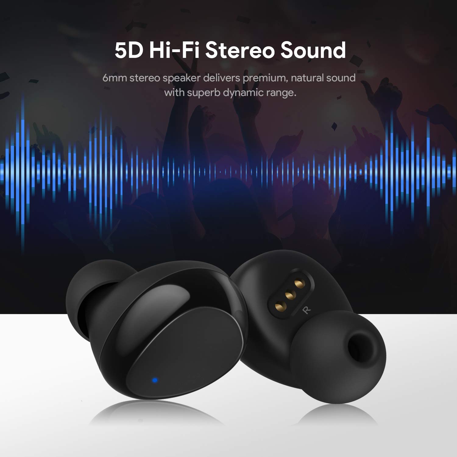 Wireless Earbuds Headphones, Votomy 