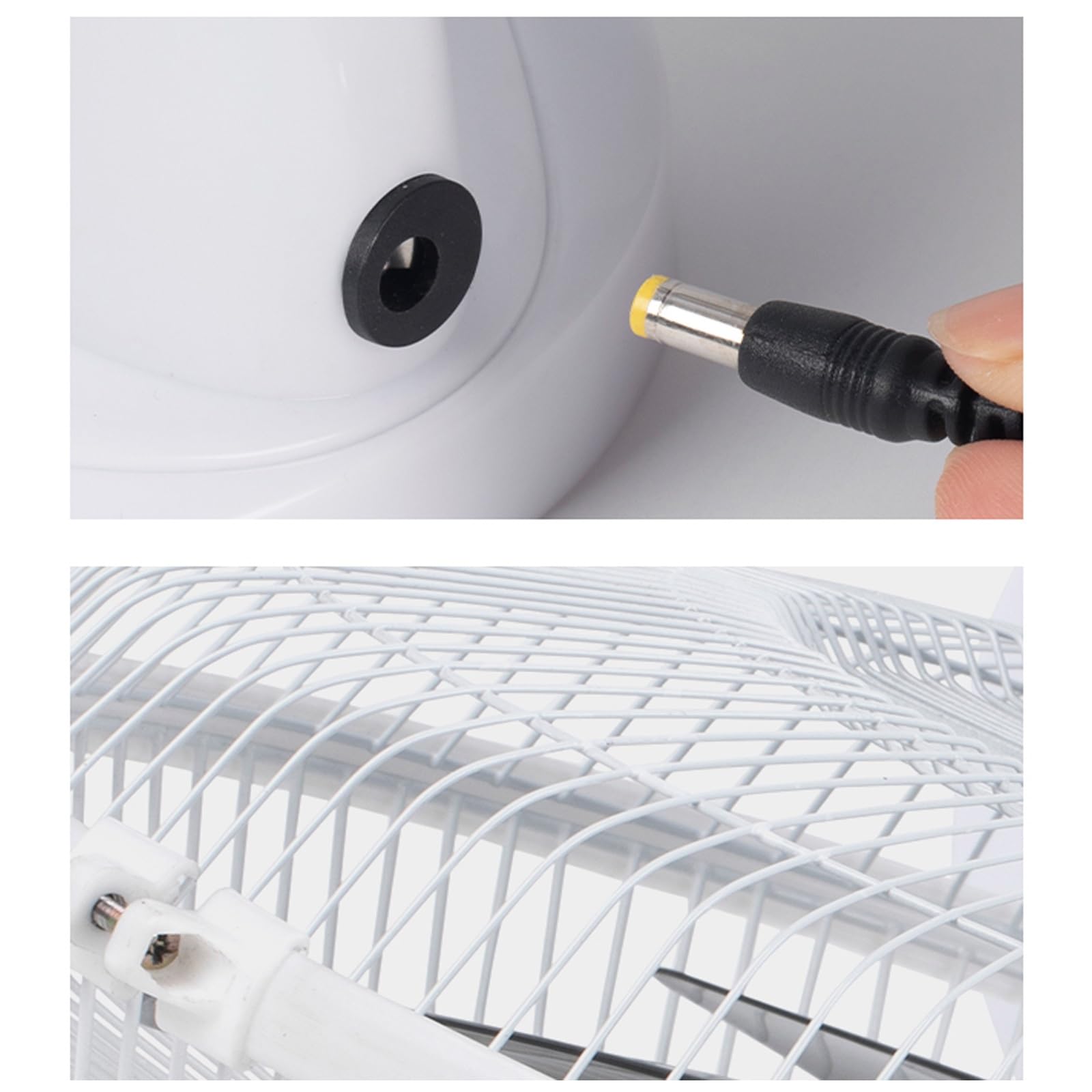Ventilador Portátil De Carga Solar, Camping Ventilador, Portátil Recargable para Escritorio Tienda De Campaña Velocidad Continua, Hogar Exterior Viajes Pesca(34CM/13IN,A 7800 mAh)