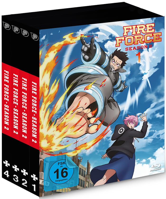 Fire Force - Staffel 2 - Gesamtausgabe - Bundle - Vol. 1-4 - [Blu-ray]
