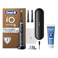 Oral-B Spazzolino Elettrico Ricaricabile iO 9 Nero, 1 Spazzolino Elettrico