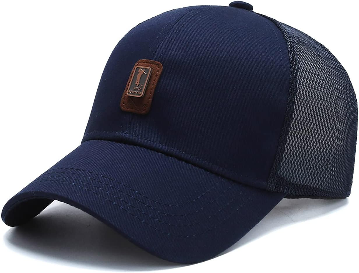 YAMEEGolf Baseball Cap for Men Summer Mesh Hats Breathable Running Hats Outdoor Sports Quick Dry Hat