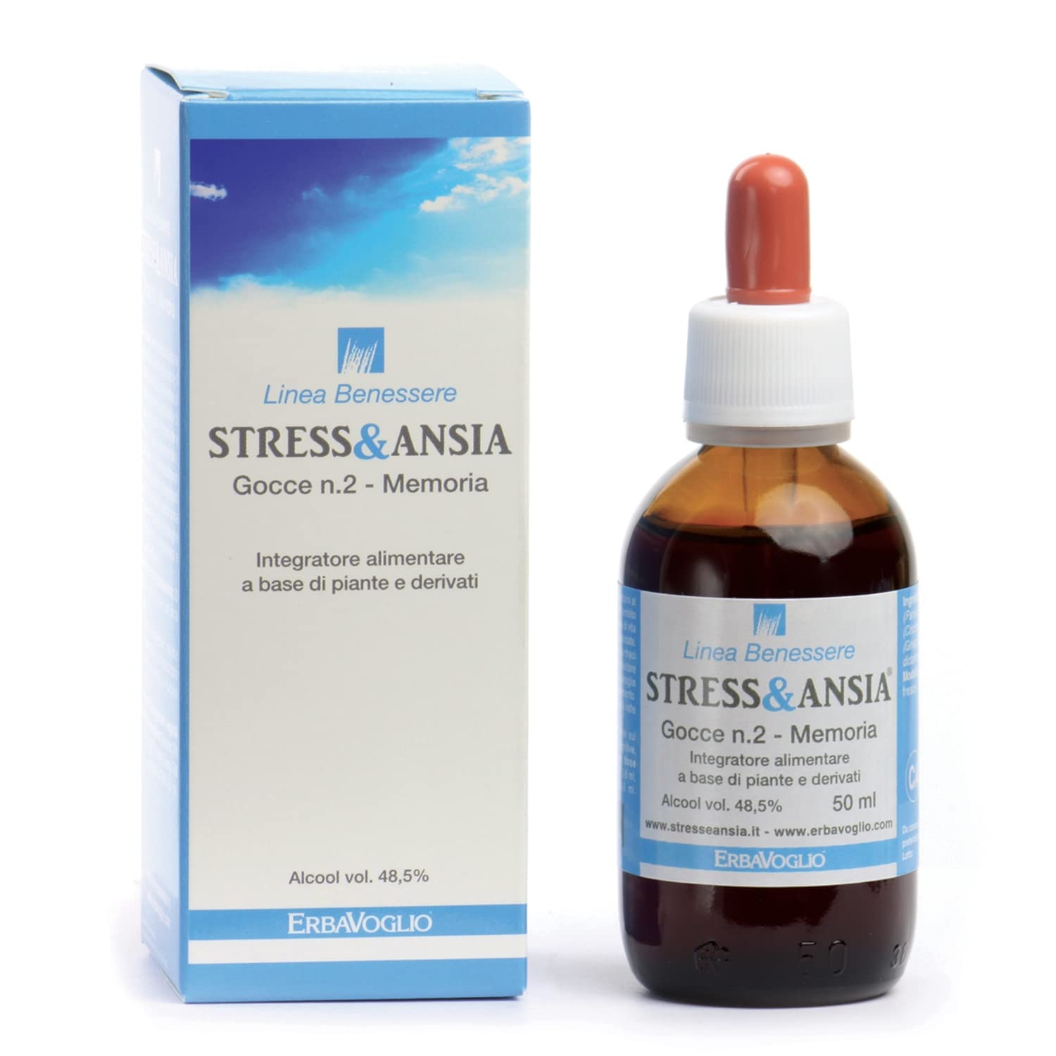 Integratore alimentare - Favorisce la memoria, utile in caso di stanchezza- a base di Ginseng, China, Ginkgo e Maggiorana - 50 ml