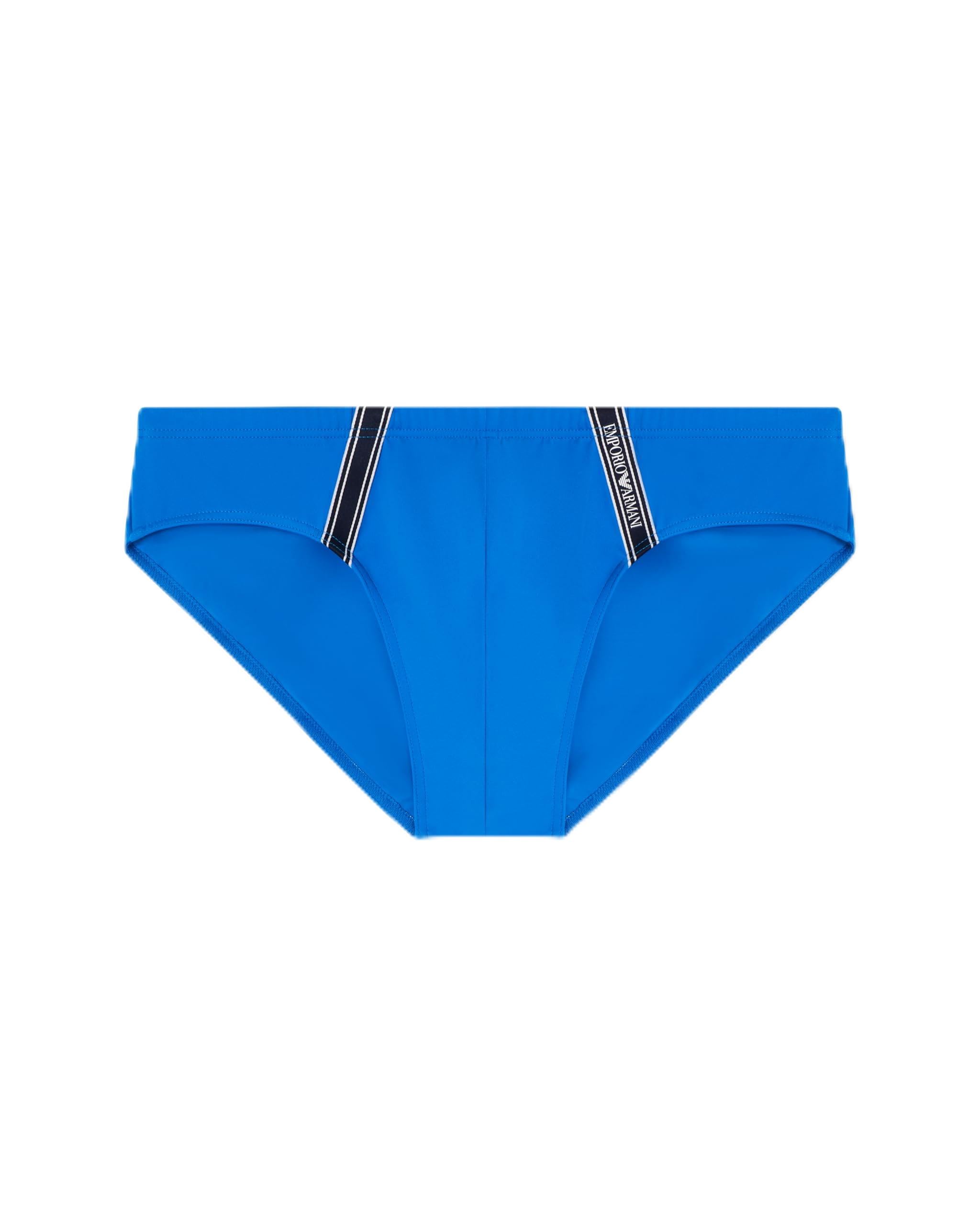Emporio Armani Herren Blau (French Blue) Logotape Slip Blau Xxl
